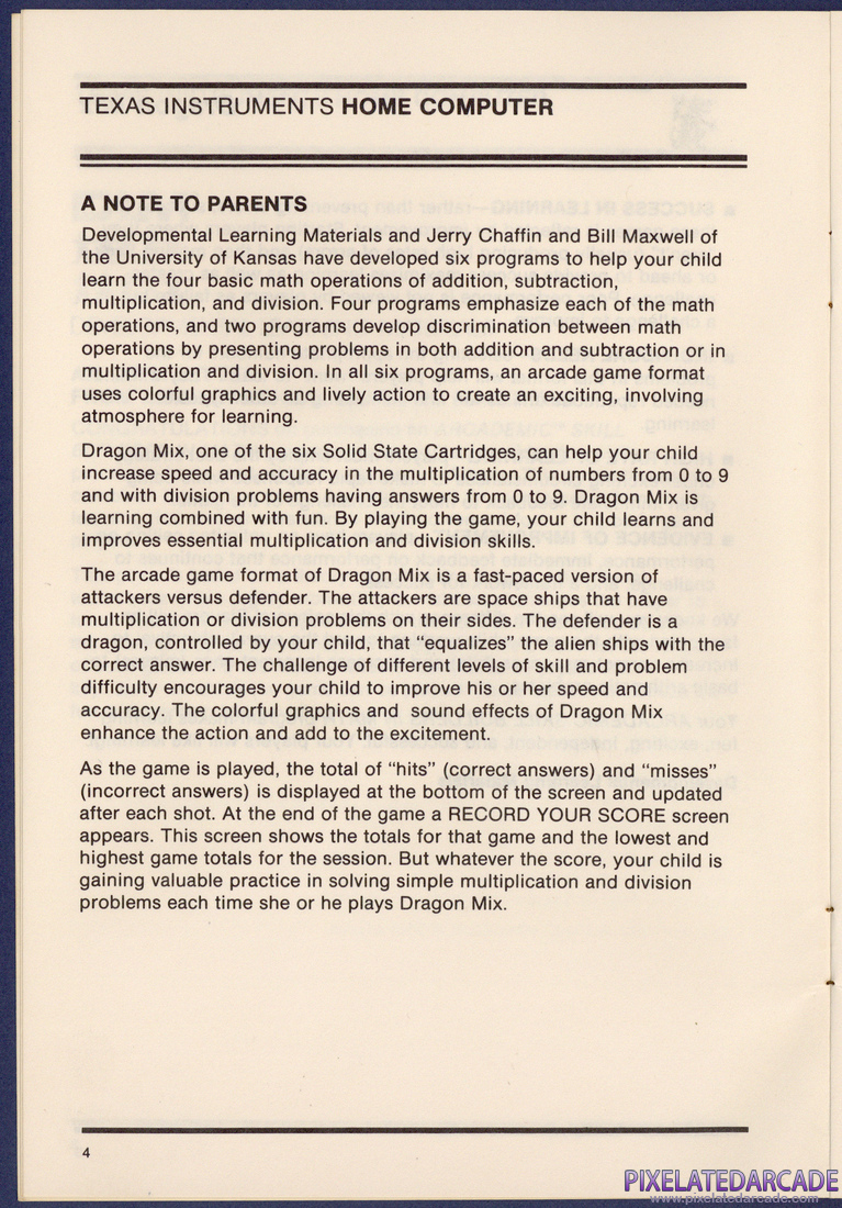 Dragon Mix: Instruction Manual - Page 4