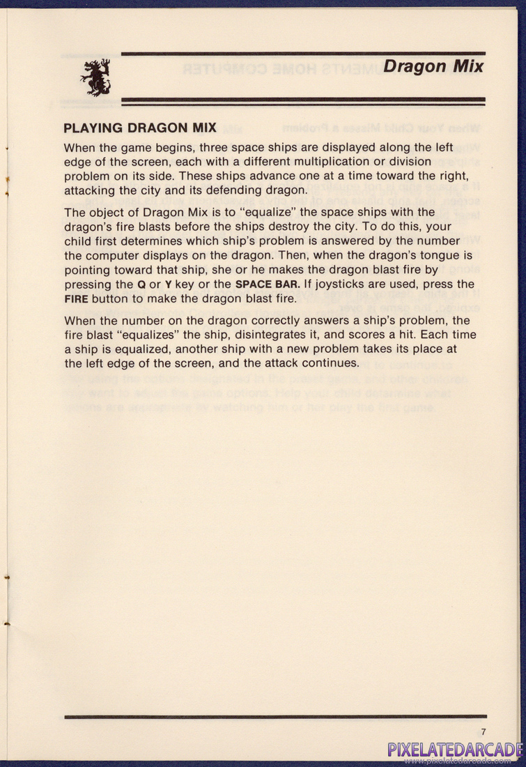 Dragon Mix: Instruction Manual - Page 7