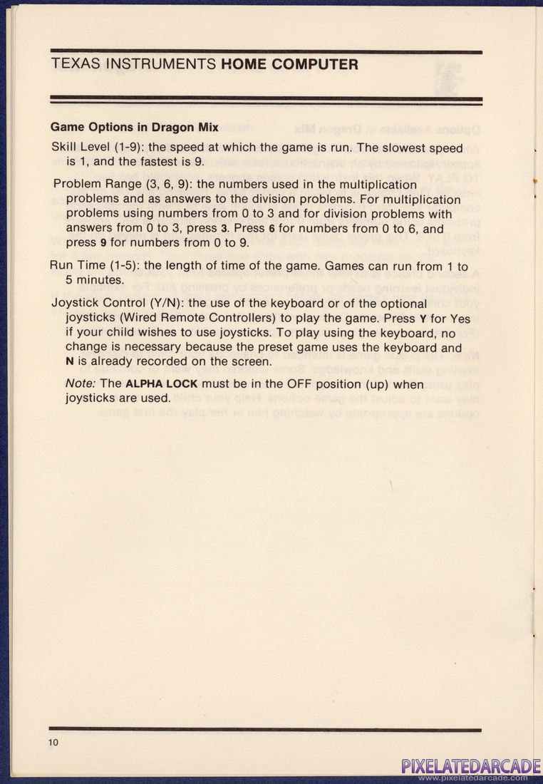 Dragon Mix: Instruction Manual - Page 10