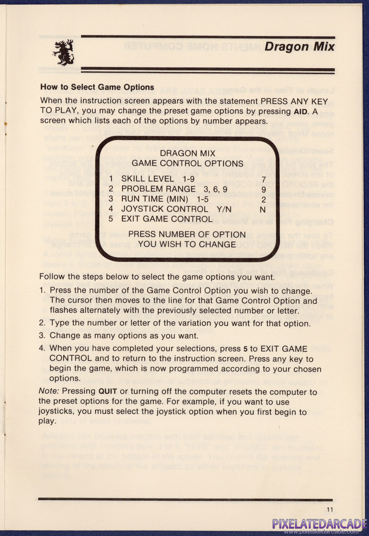 Dragon Mix: Instruction Manual - Page 11