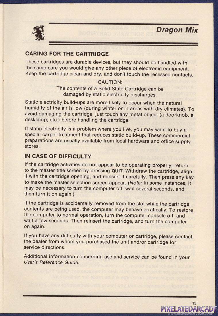 Dragon Mix: Instruction Manual - Page 15