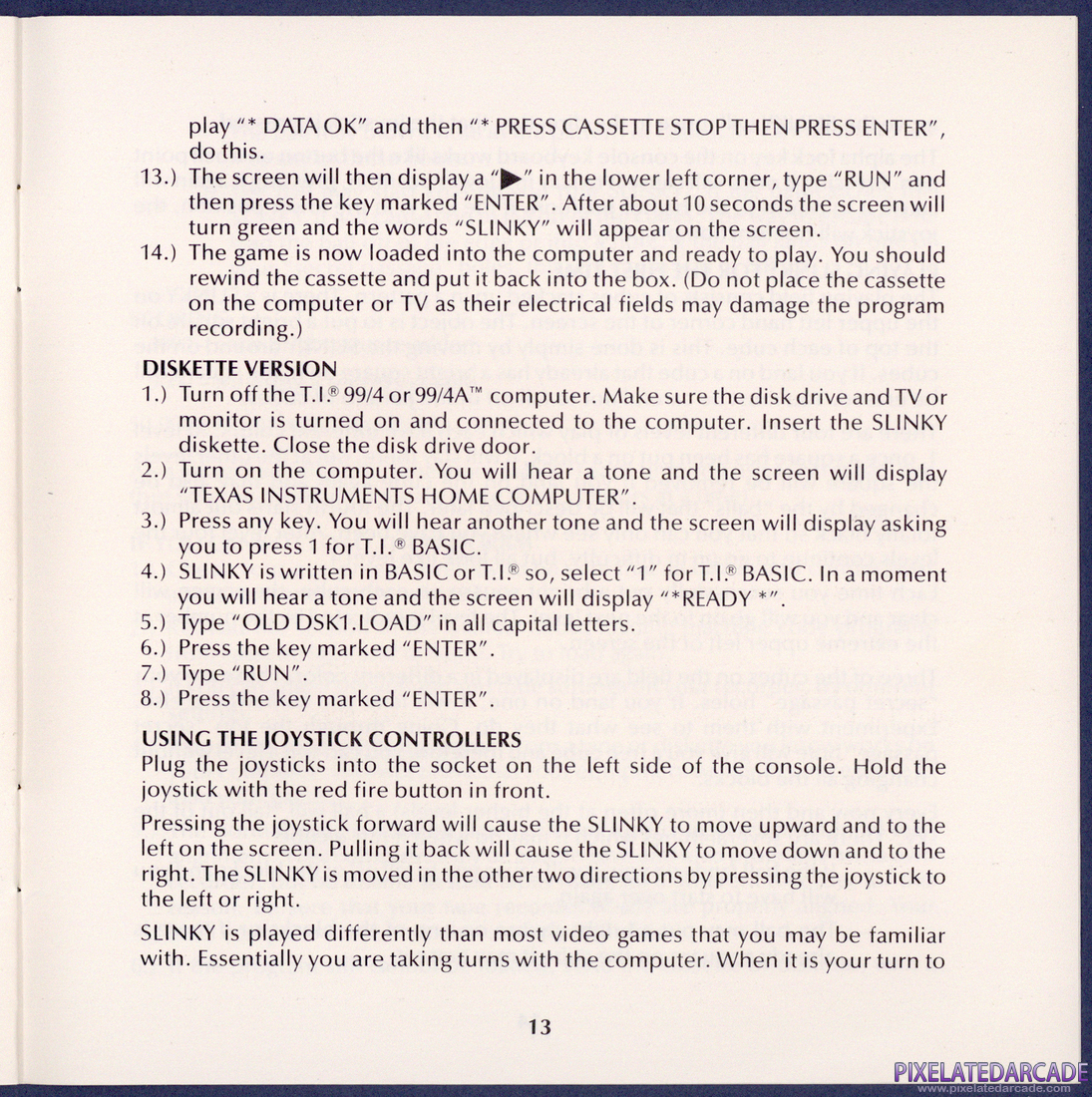 Slinky: Instruction Manual - Page 13