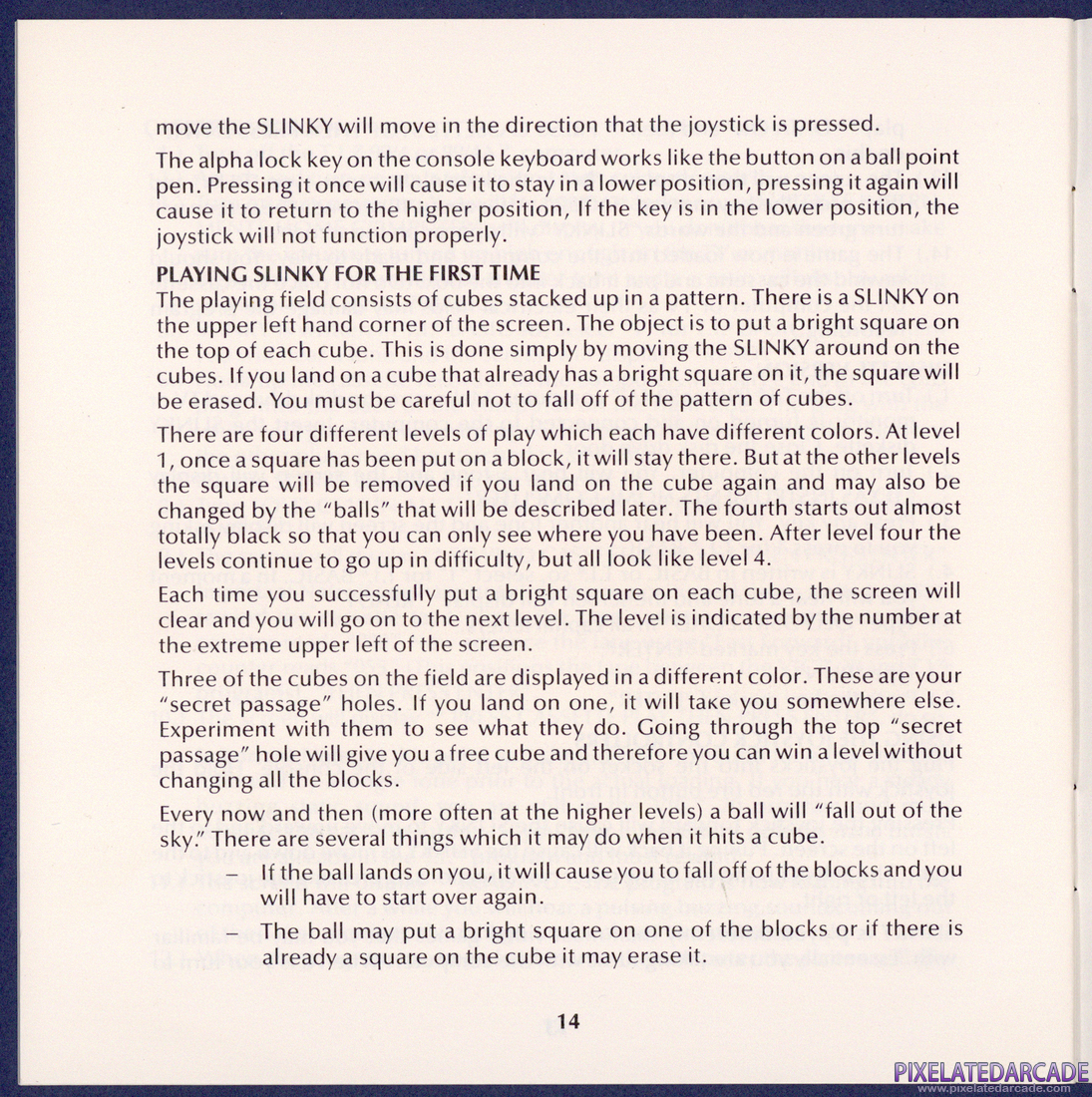 Slinky: Instruction Manual - Page 14