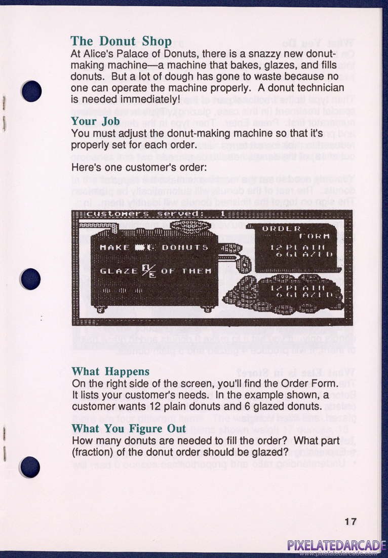 Math Shop: Instruction Manual - Page 17