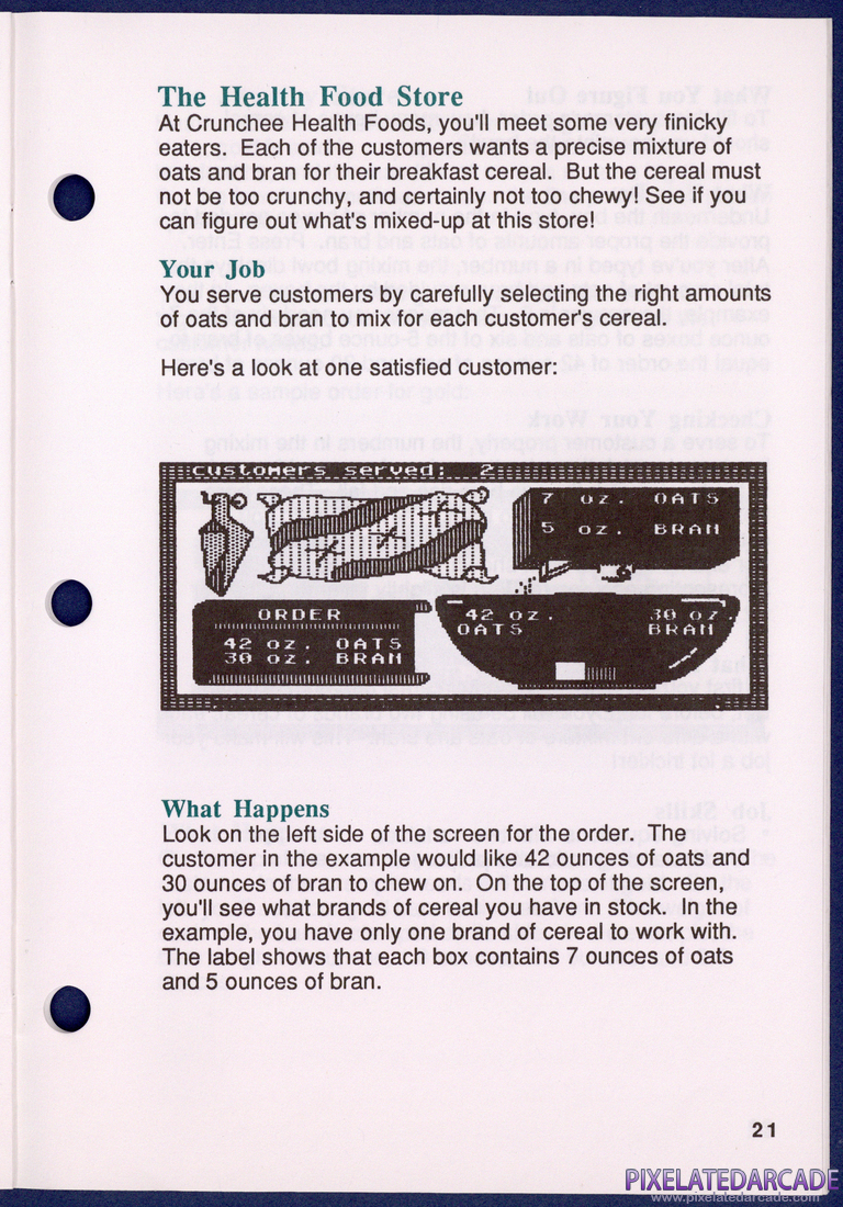 Math Shop: Instruction Manual - Page 21