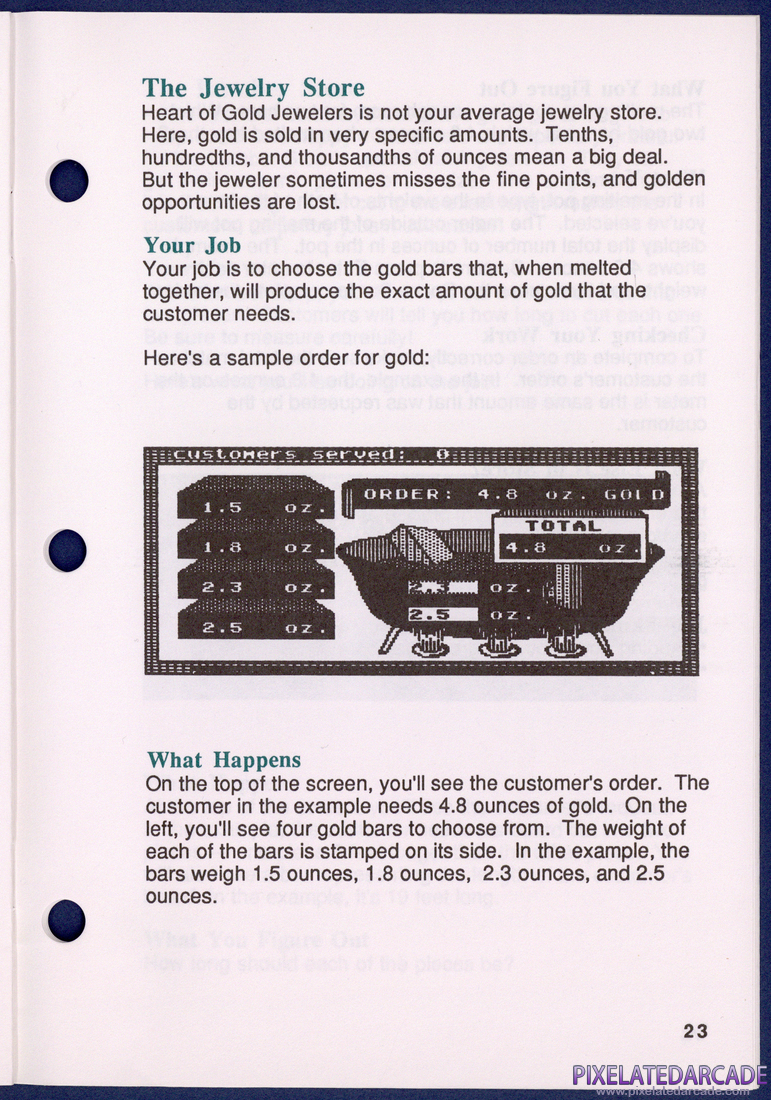 Math Shop: Instruction Manual - Page 23