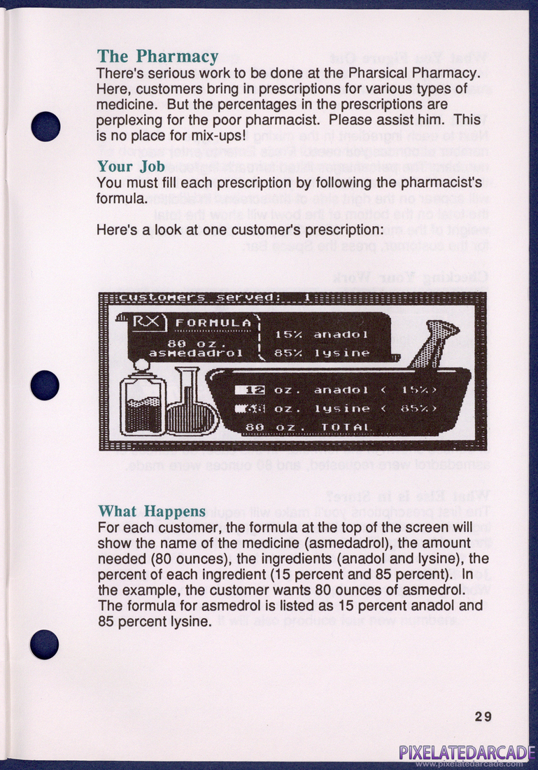 Math Shop: Instruction Manual - Page 29