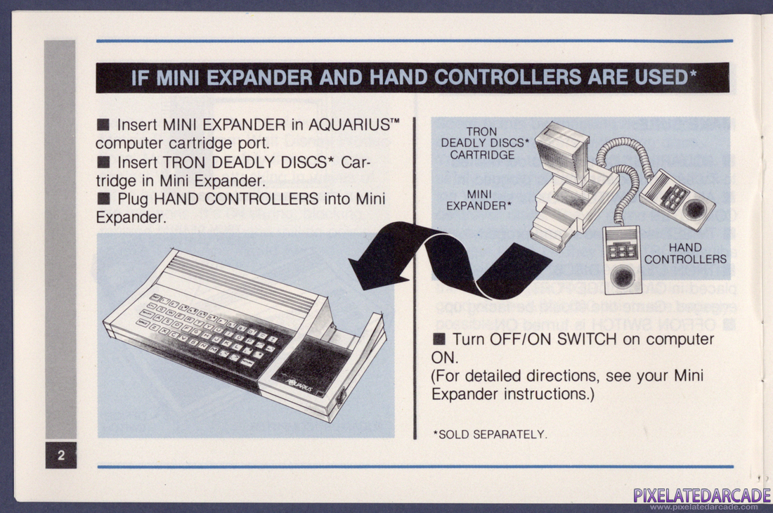 TRON: Deadly Discs: Instruction Manual - Page 2