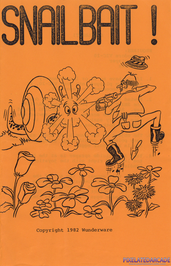 Snailbait!: Instructions - Front