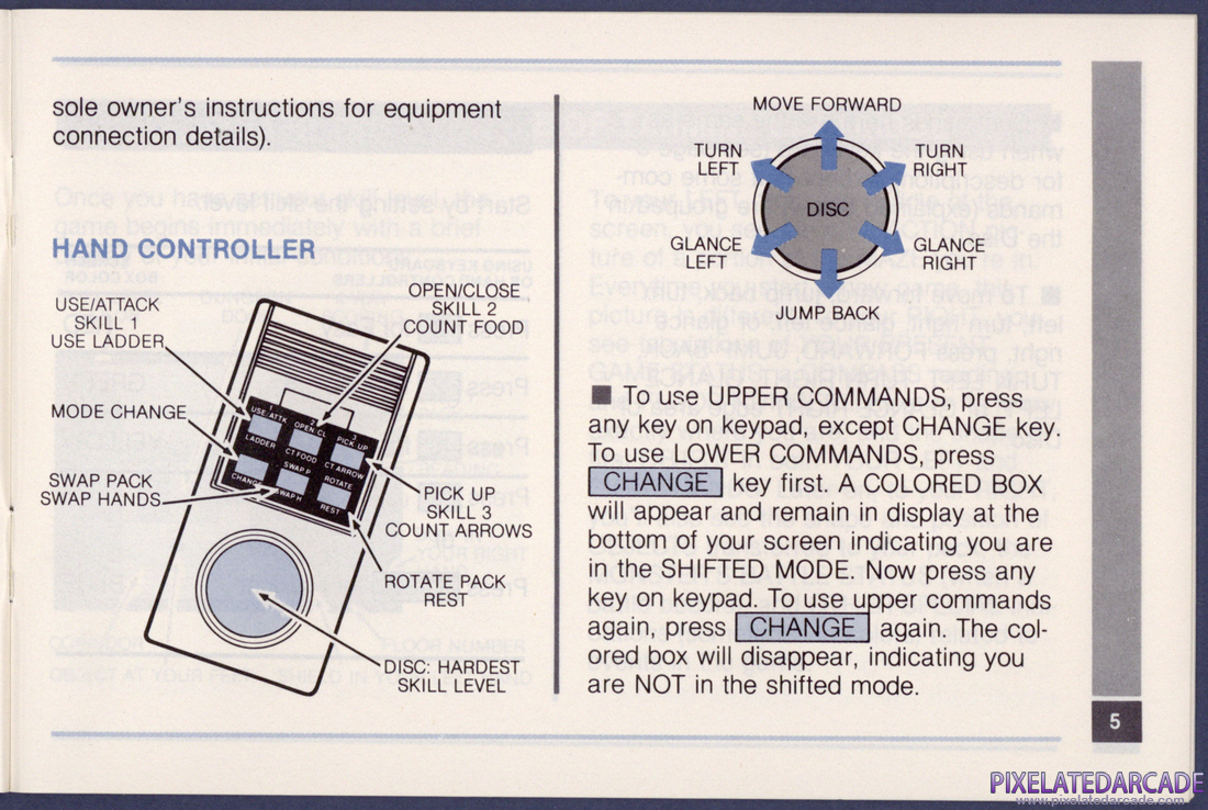 Advanced Dungeons & Dragons: Treasure of Tarmin Cartridge: Instruction Manual - Page 5
