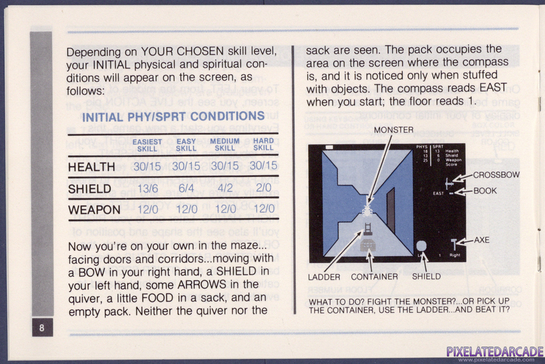 Advanced Dungeons & Dragons: Treasure of Tarmin Cartridge: Instruction Manual - Page 8