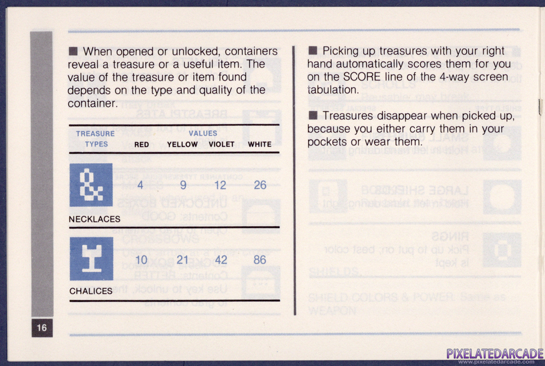 Advanced Dungeons & Dragons: Treasure of Tarmin Cartridge: Instruction Manual - Page 16
