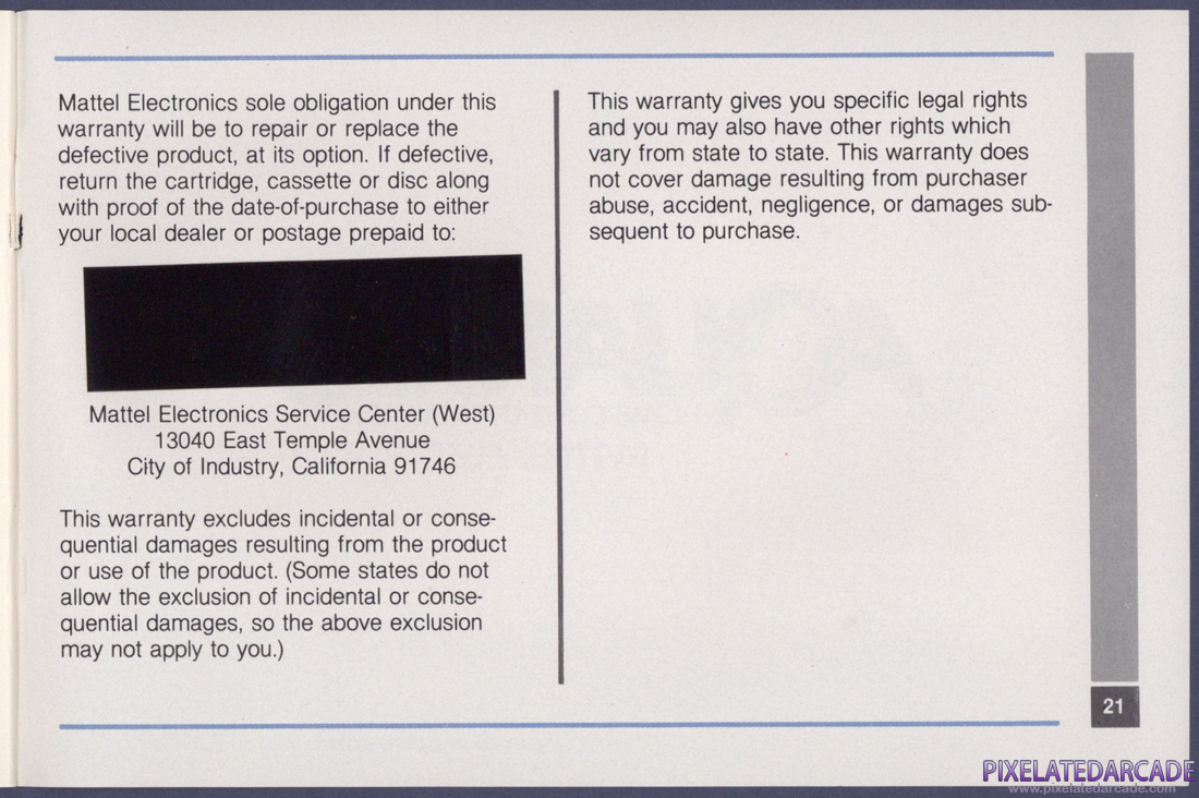 Advanced Dungeons & Dragons: Treasure of Tarmin Cartridge: Instruction Manual - Page 21
