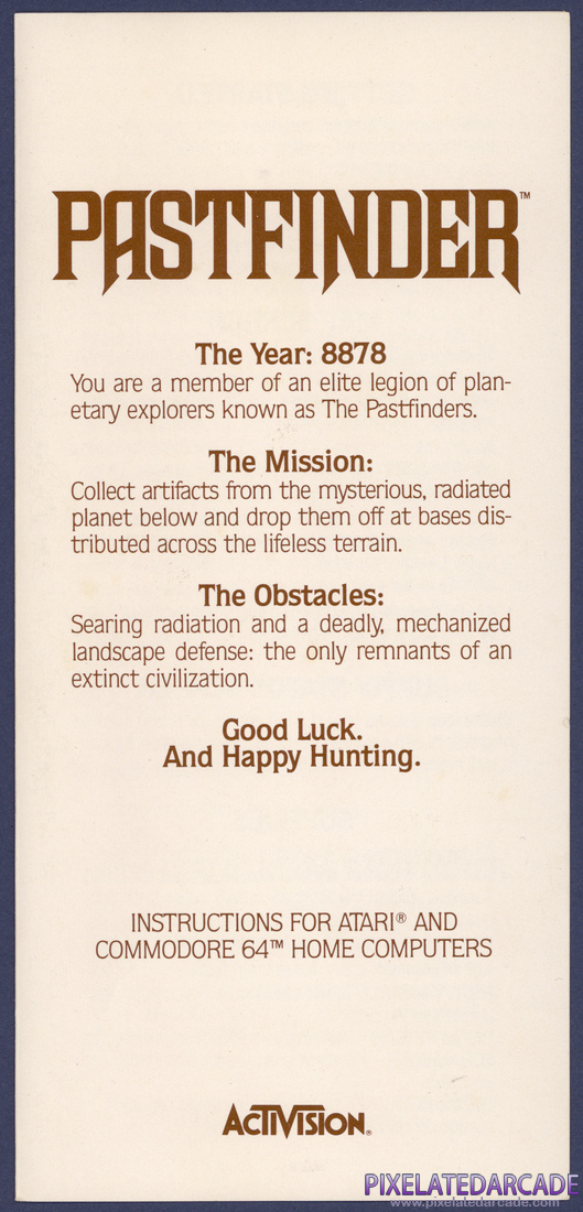 Pastfinder: Instruction Manual - Page 1