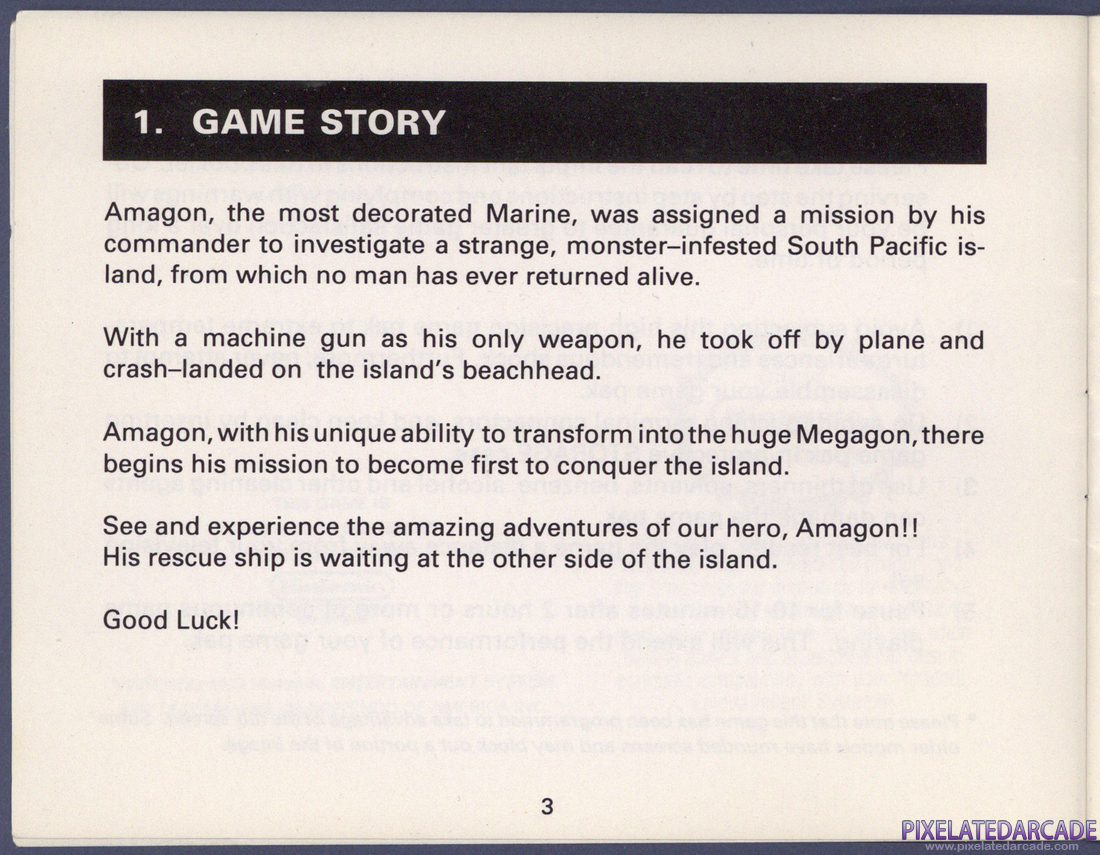 Amagon: Instruction Manual - Page 3