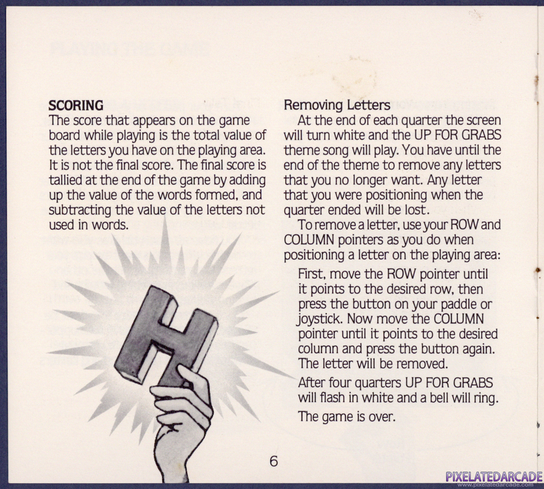 Up for Grabs: Instruction Manual - Page 6