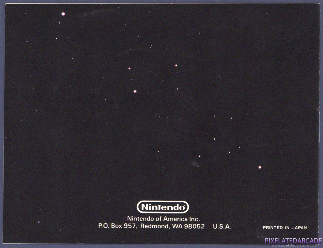Mario Bros.: Instruction Manual - Back Cover