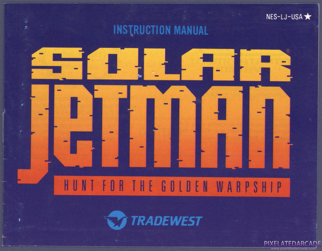 Solar Jetman: Hunt for the Golden Warpship: Instruction Manual - Page 1