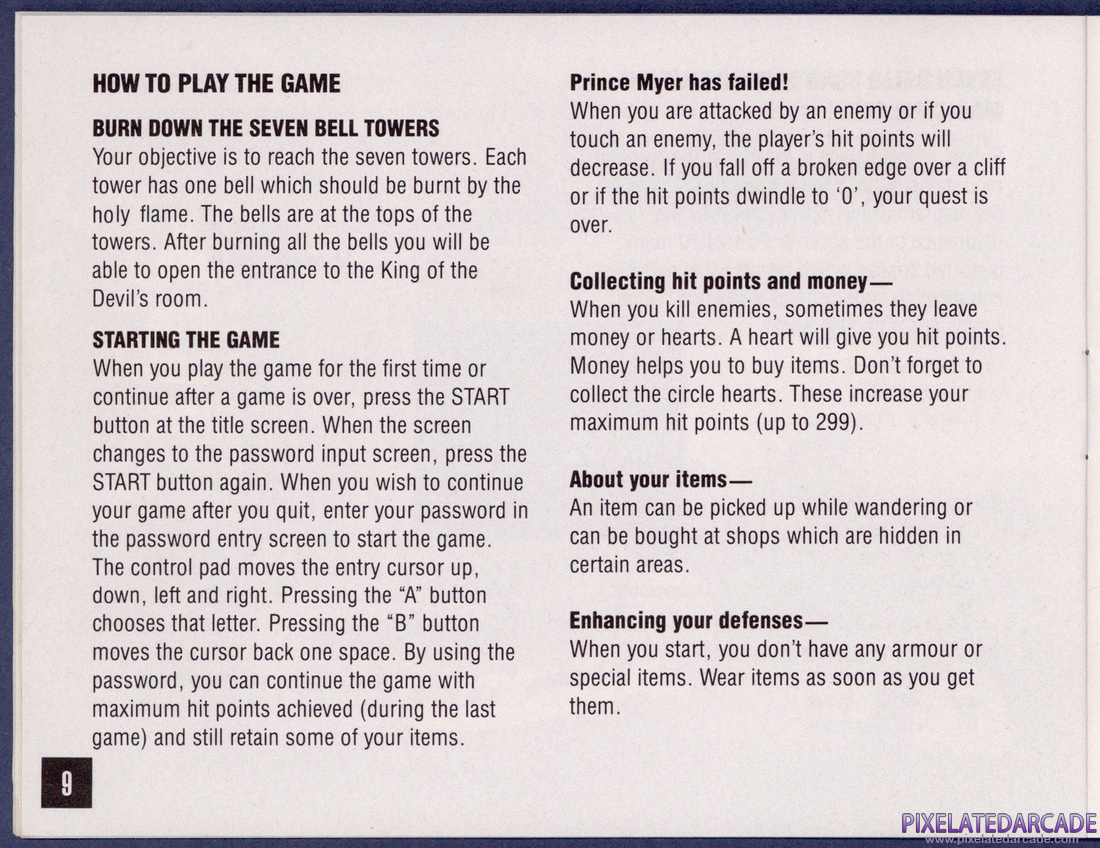 Deadly Towers: Instruction Manual - Page 9
