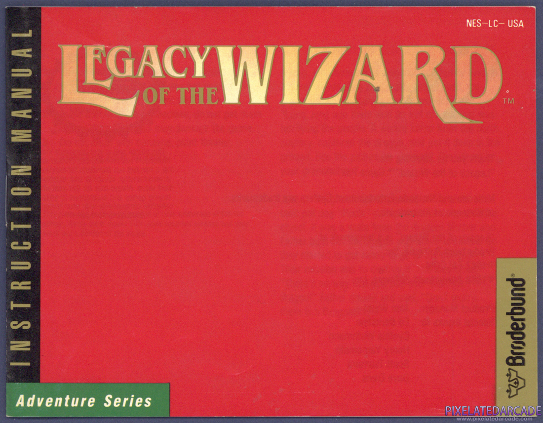 Legacy of the Wizard: Instruction Manual - Front Cover