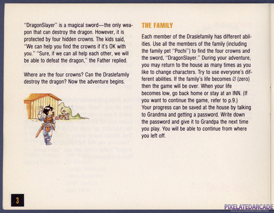 Legacy of the Wizard: Instruction Manual - Page 3