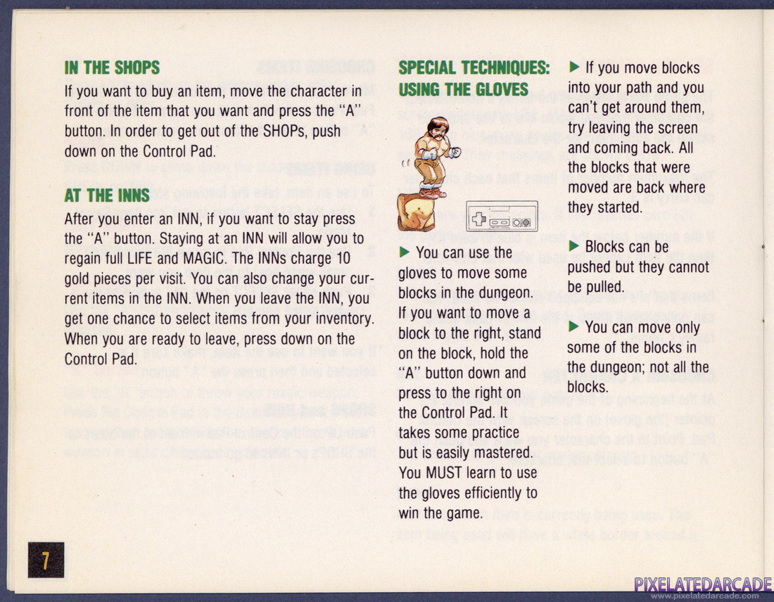 Legacy of the Wizard: Instruction Manual - Page 7