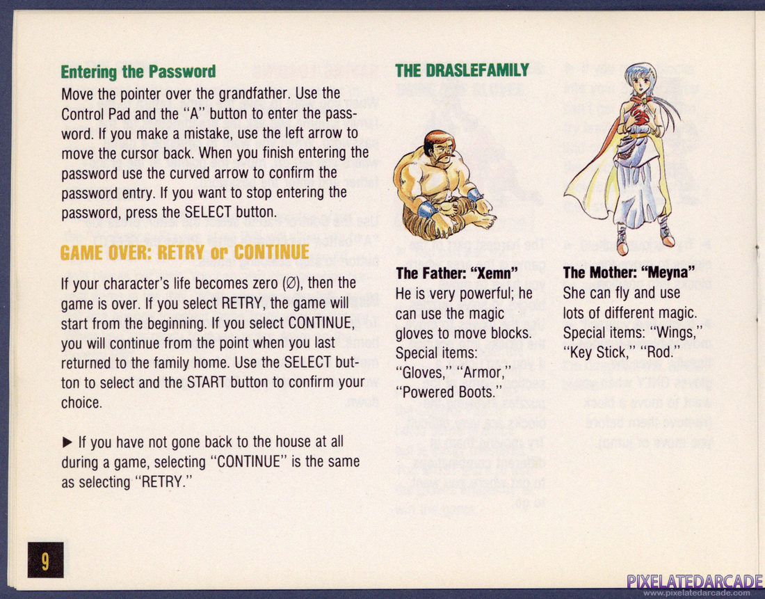 Legacy of the Wizard: Instruction Manual - Page 9