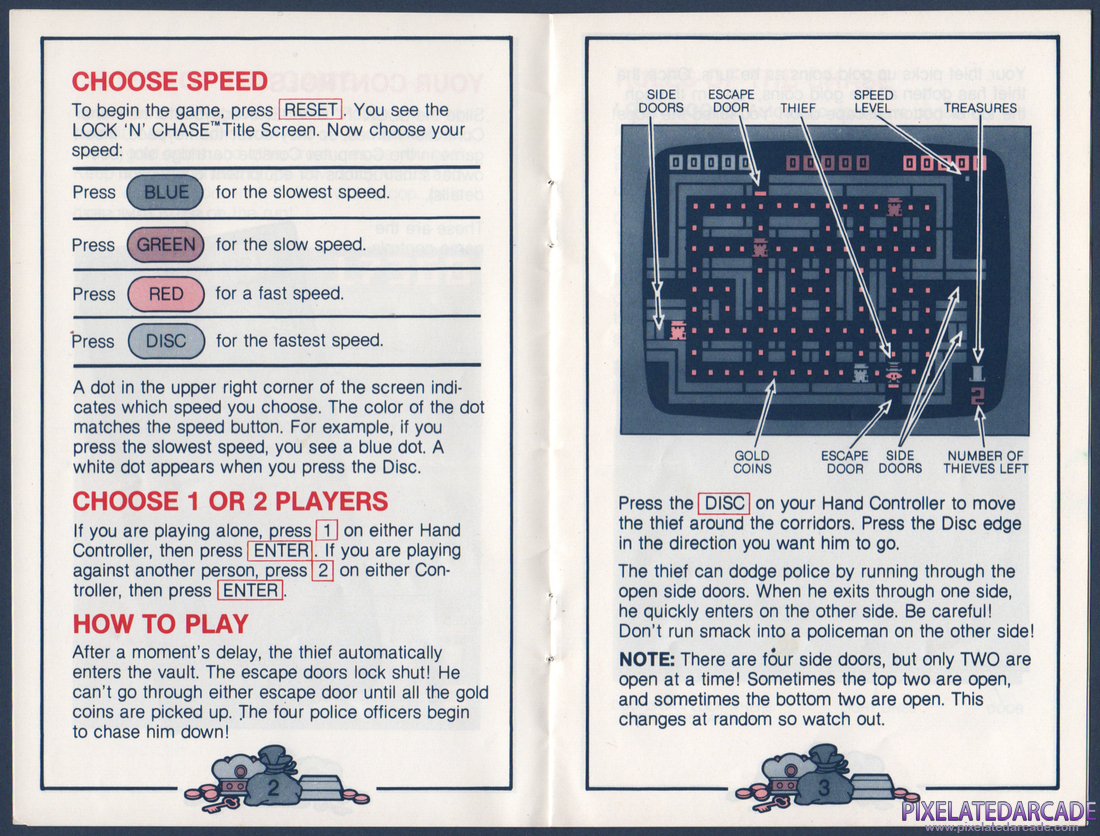 Lock 'n' Chase: Instruction Manual - Page 3