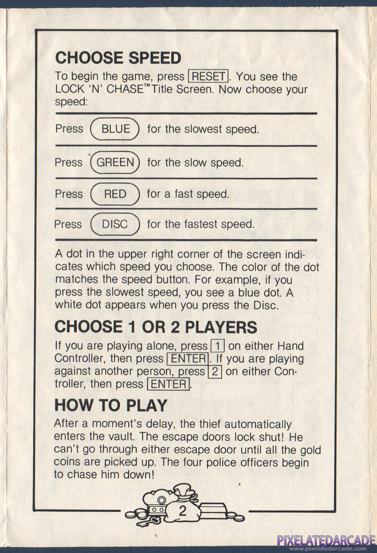 Lock 'n' Chase: Instruction Manual - Page 4