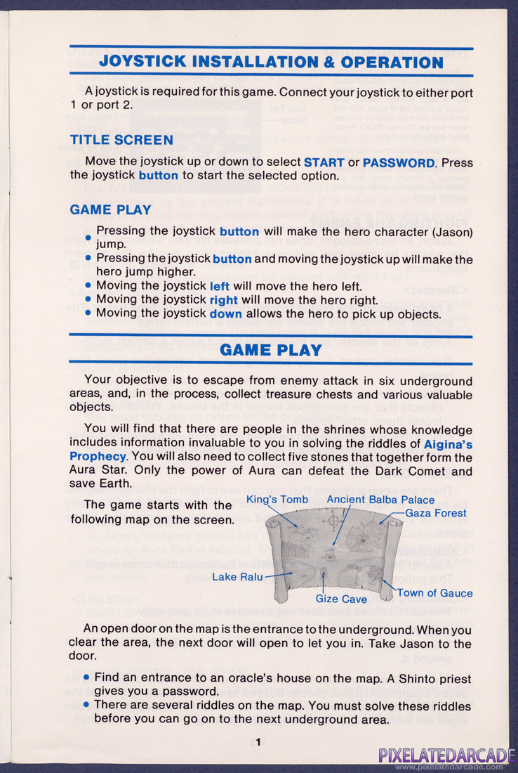 Aigina's Prophecy: Instruction Manual - Page 1