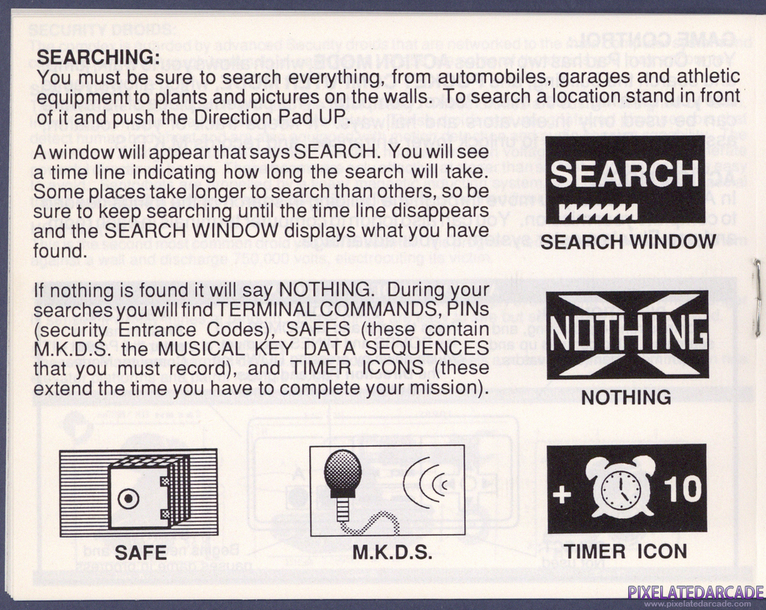 Impossible Mission II: Instruction Manual - Page 11
