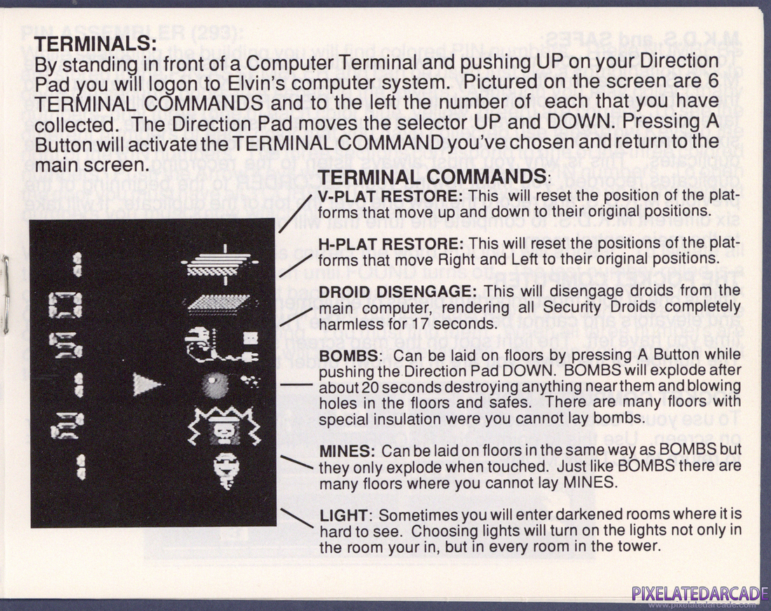 Impossible Mission II: Instruction Manual - Page 12