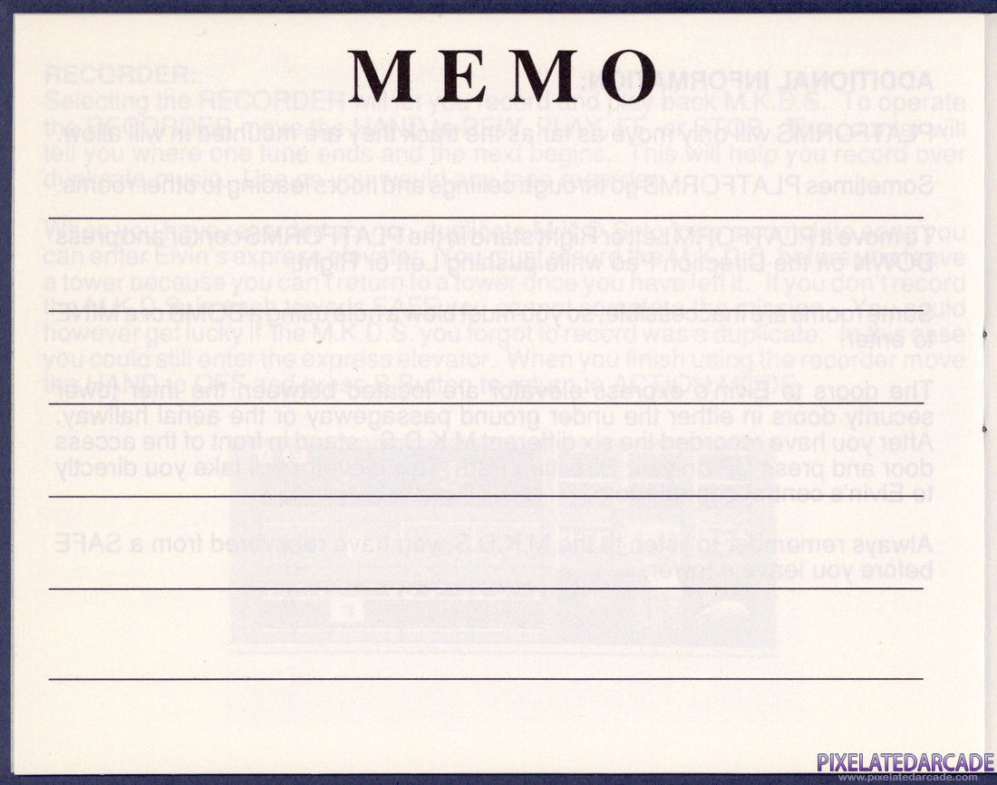 Impossible Mission II: Instruction Manual - Page 17