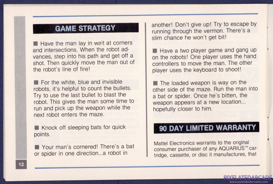 Night Stalker: Instruction Manual - Page 12