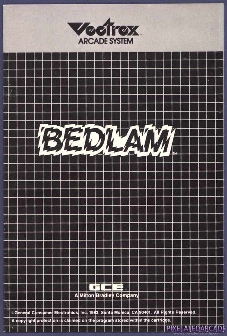 Bedlam: Instruction Manual - Page 1