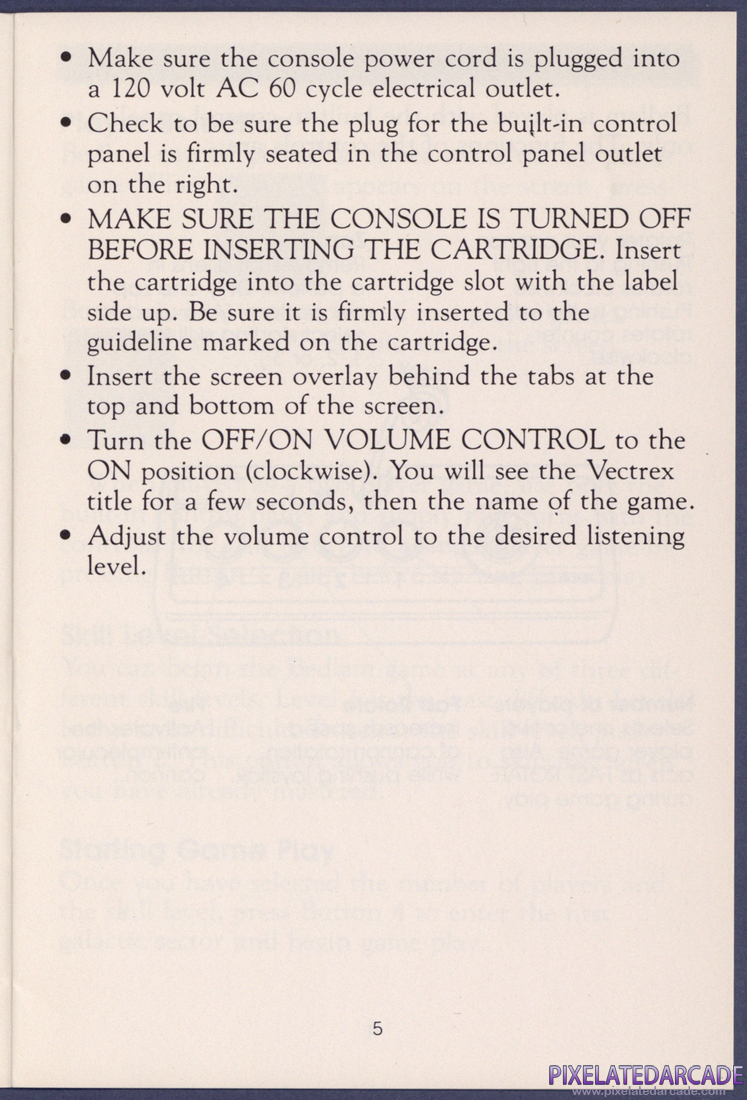 Bedlam: Instruction Manual - Page 5