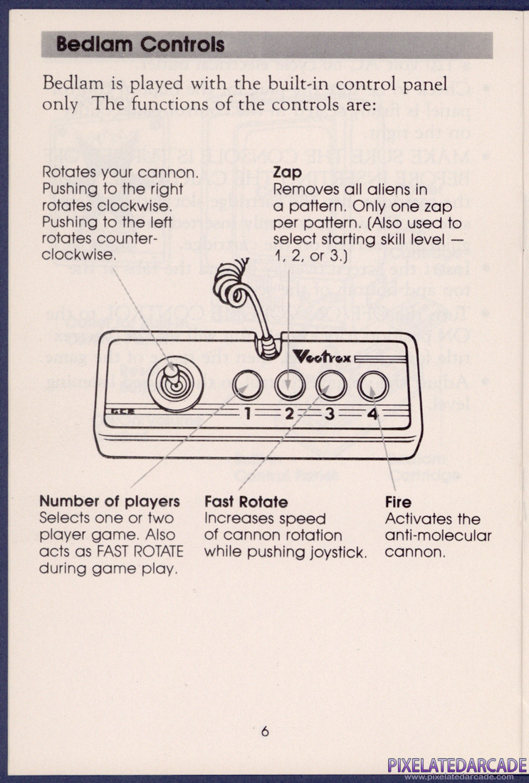 Bedlam: Instruction Manual - Page 6