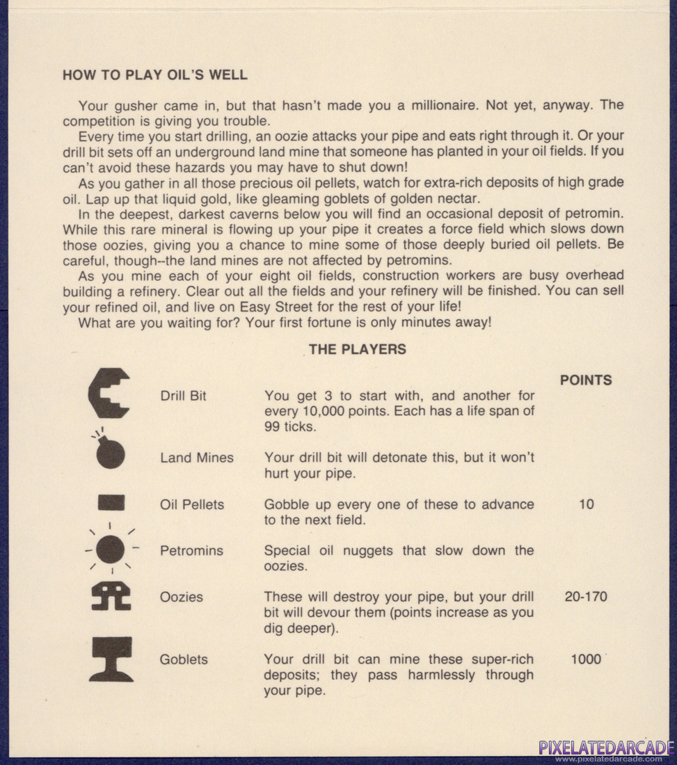 Oil's Well: Instruction Manual - Page 3