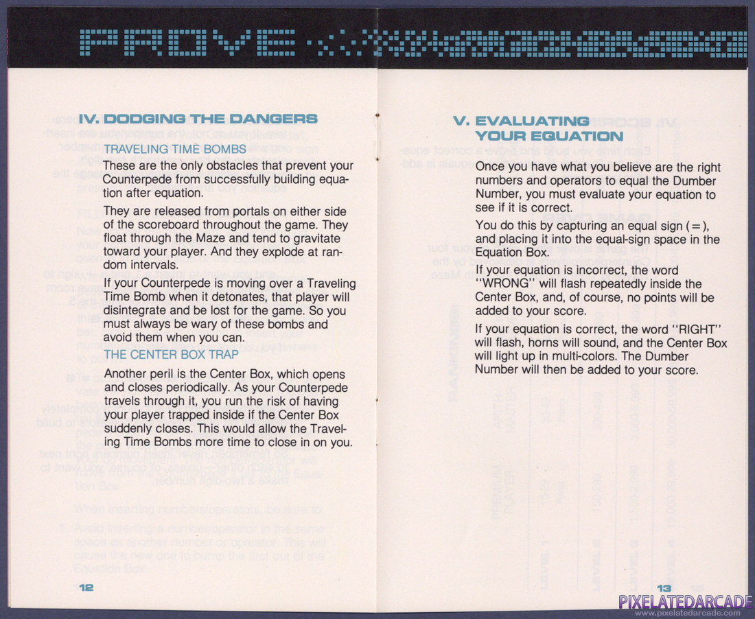 Number Crunch: Instruction Manual - Pages 12 - 13