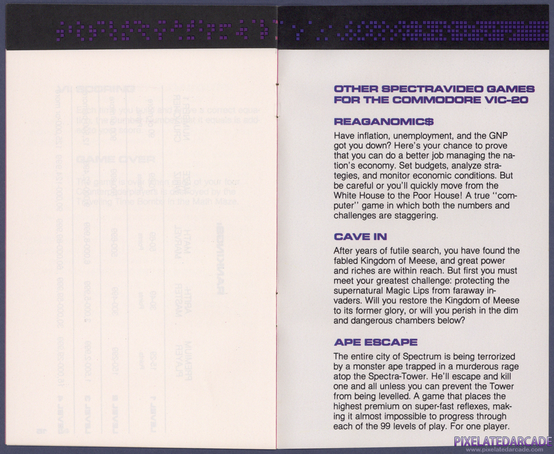 Number Crunch: Instruction Manual - Pages 16 - 17