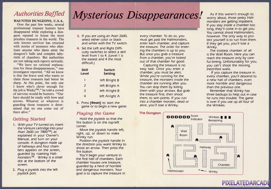 Venture: Instruction Manual - Page 2