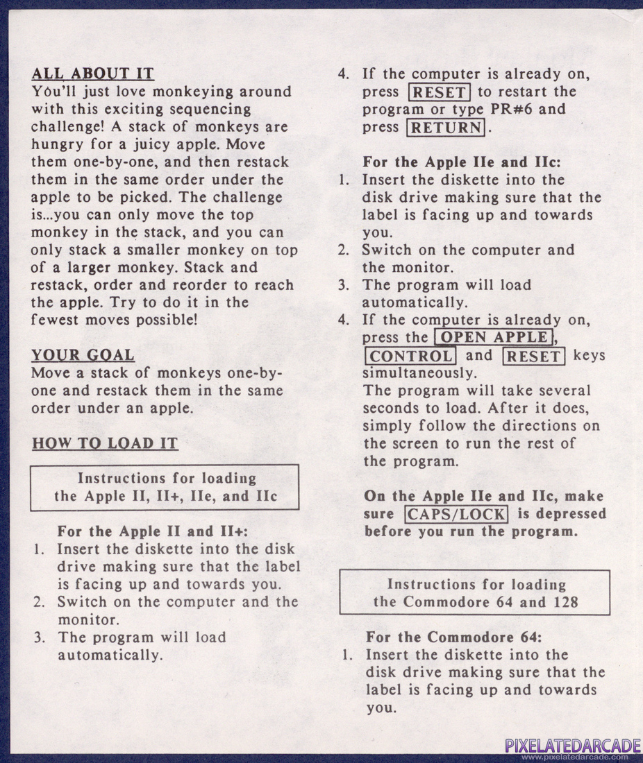 Monkey Business: Instruction Manual - Page 2
