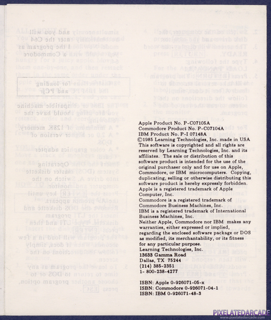 Monkey Business: Instruction Manual - Page 6
