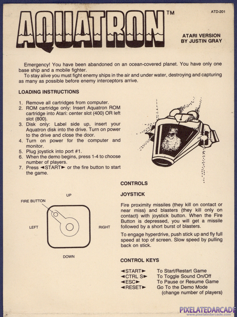 Aquatron: Instruction Manual - Page 2