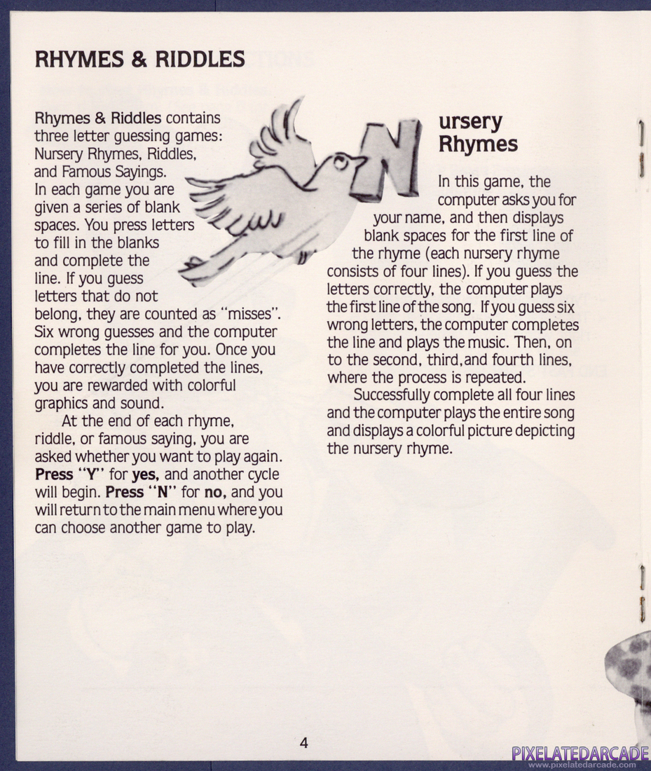 Rhymes & Riddles: Instruction Manual - Page 4