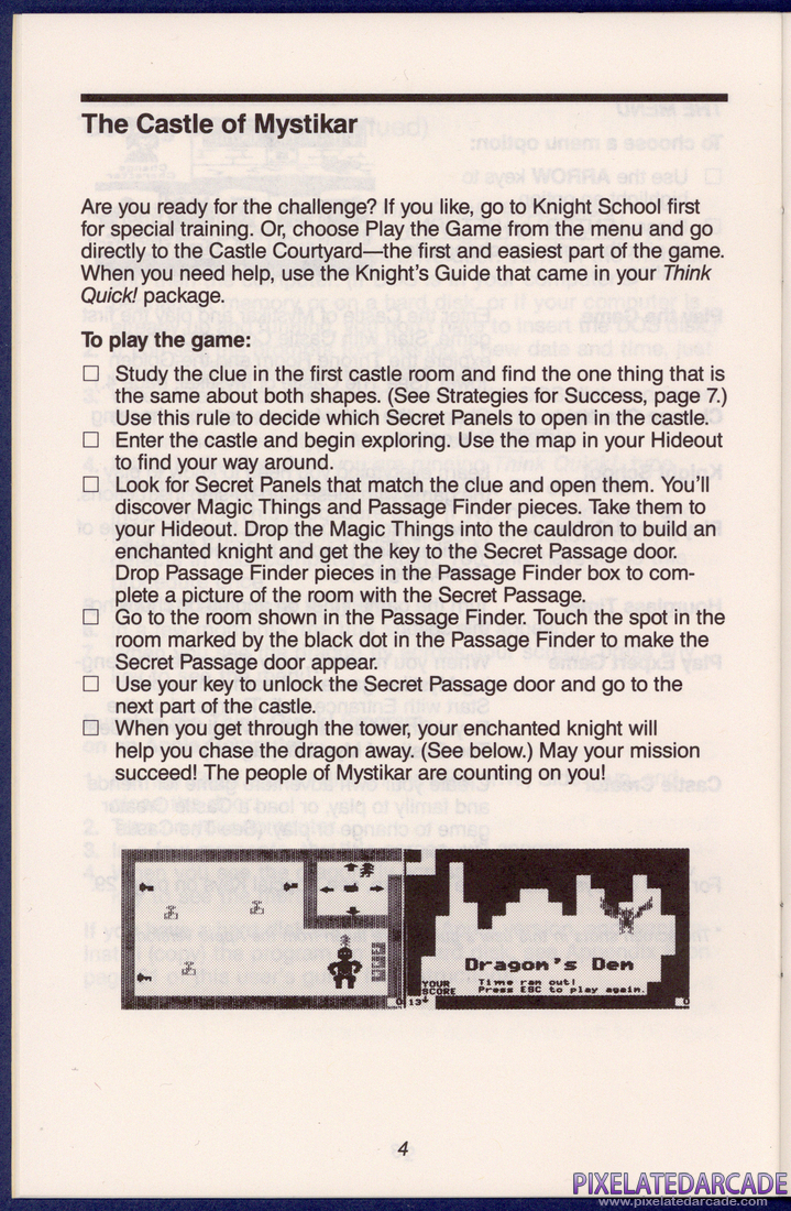 Think Quick!: Instruction Manual - Page 4