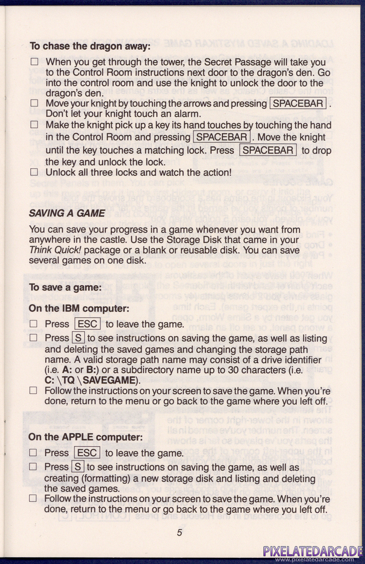 Think Quick!: Instruction Manual - Page 5