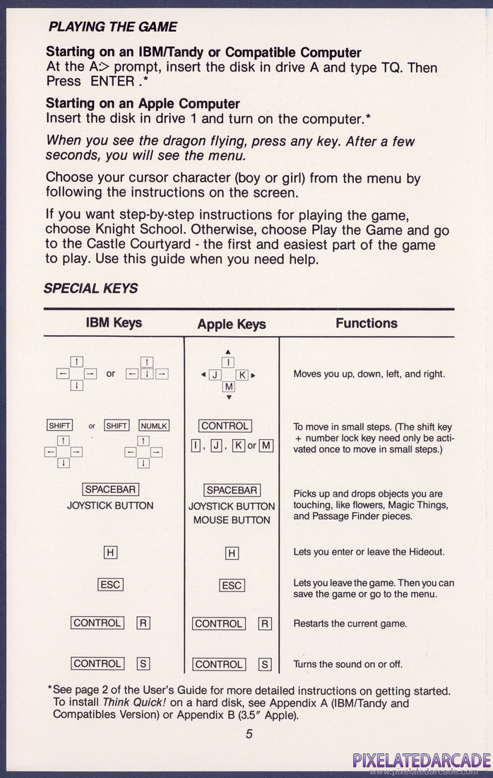 Think Quick!: Quick Start Guide - Page 5