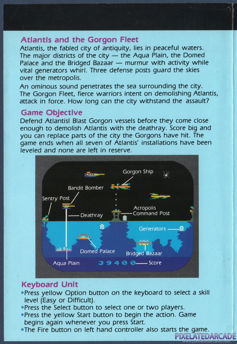 Atlantis: Instruction Manual - Page 2