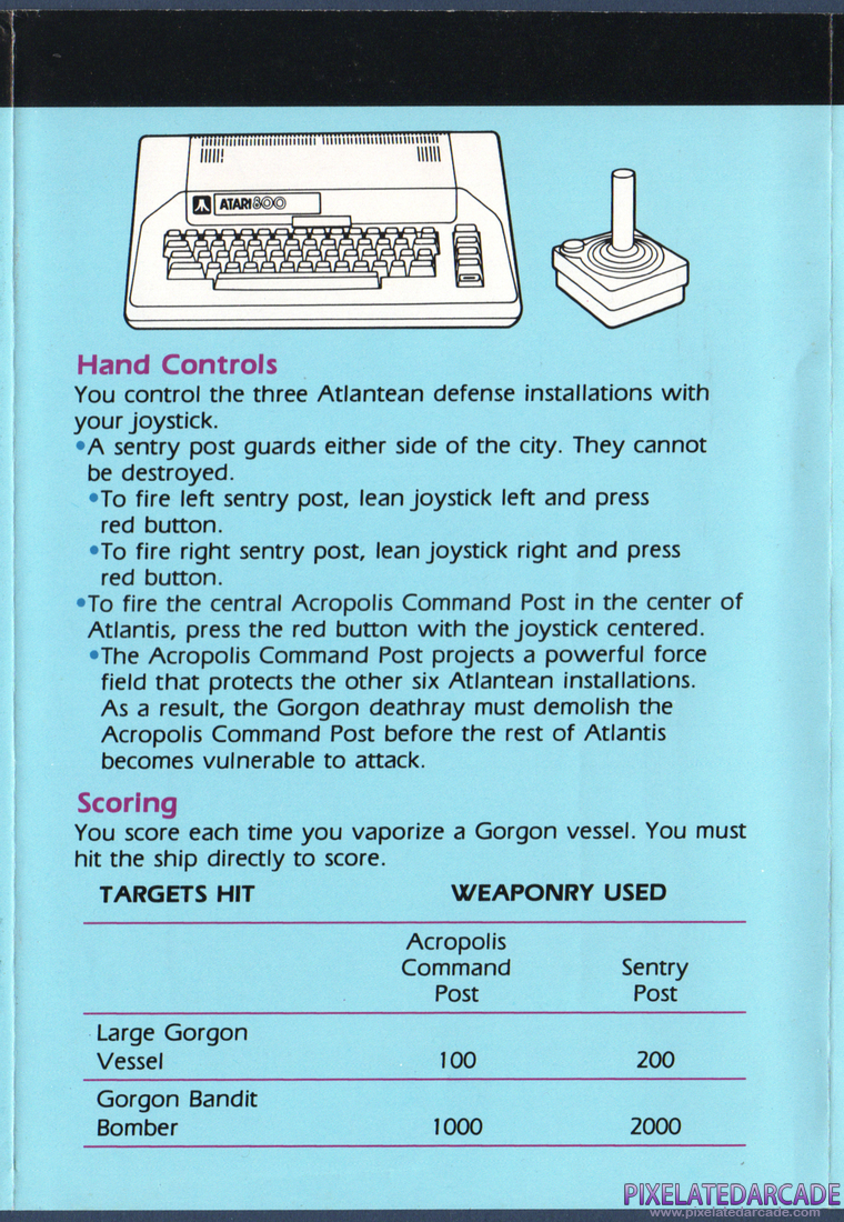 Atlantis: Instruction Manual - Page 3